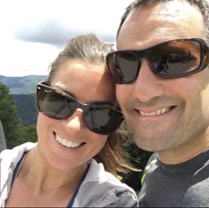 Dr. Erin Wolfson with her husband